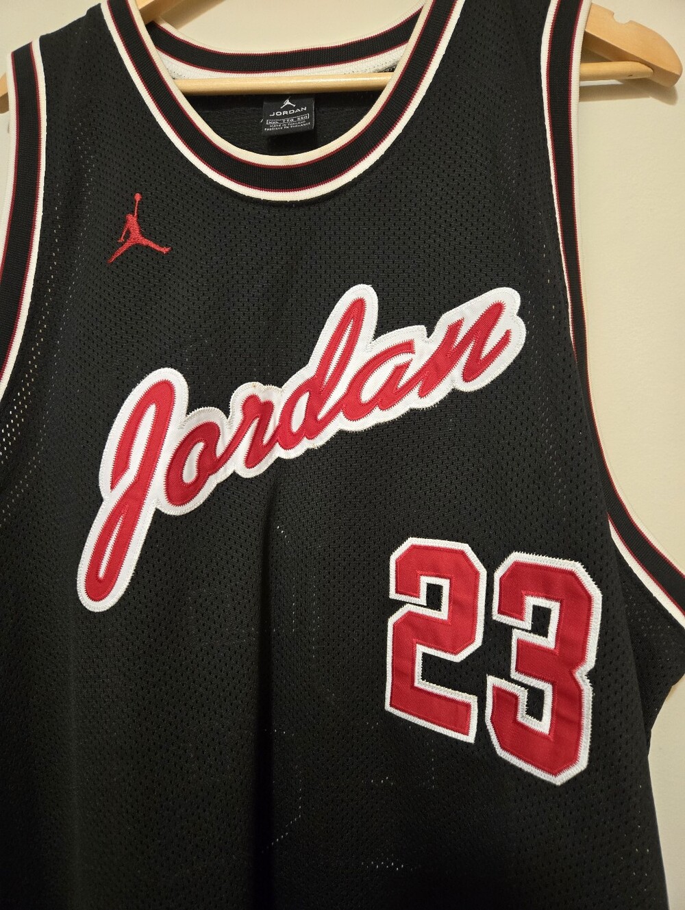 Vintage Black Jordan 23 Basketball Jersery - Picture 3 of 5
